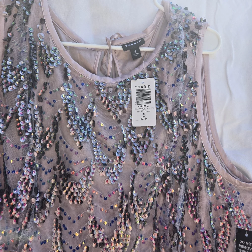 Torrid Multicolor Sequin Mini Dress - Picture 5 of 5